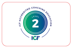 Logo ICF Level 2 — accréditation internationale école de coaching professionnel