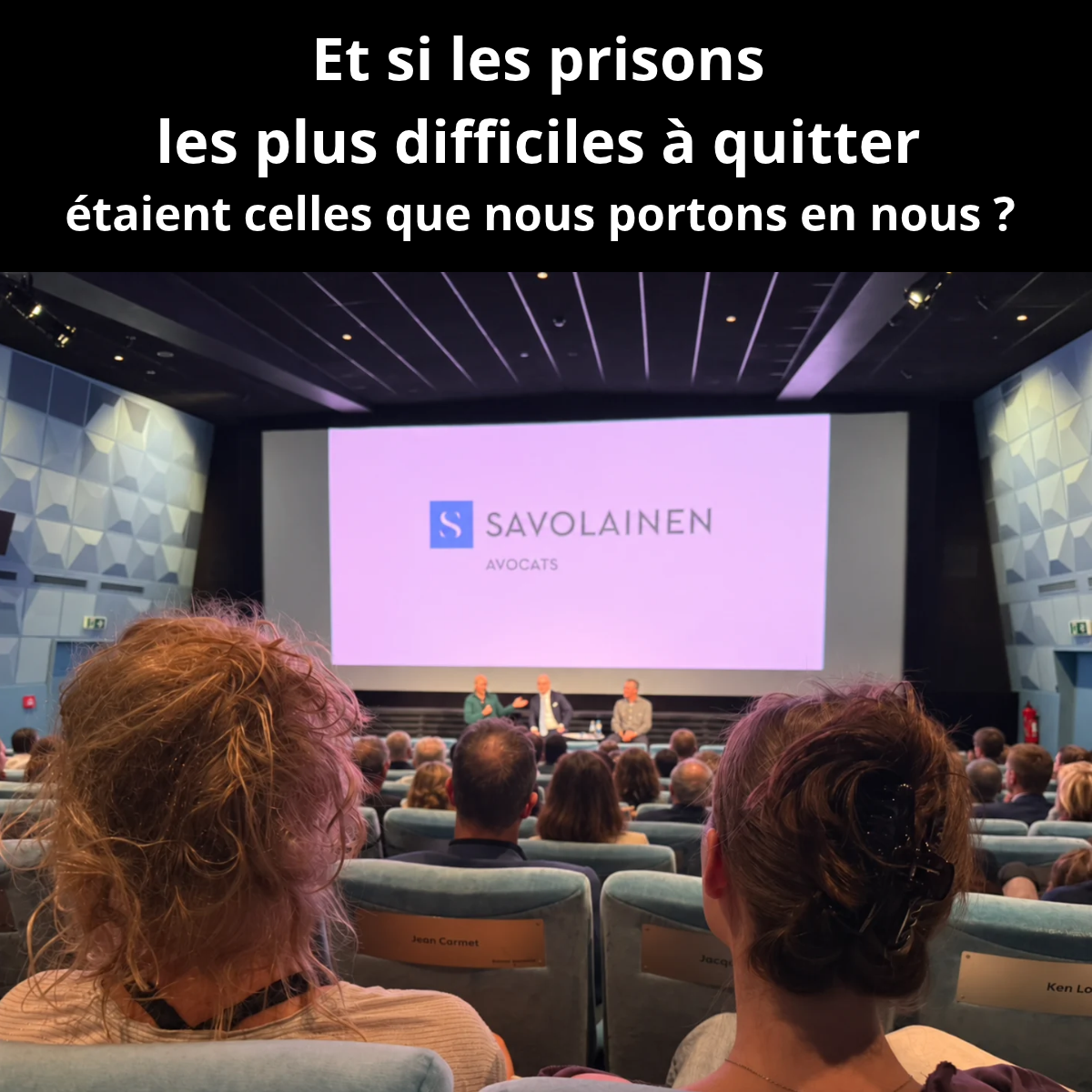 Et si nos prisons les plus difficiles à quitter étaient celles que nous portons en nous _ (1)